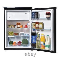 Freestanding Under Counter Fridge, 109 Litre, 55 cm Wide, Black, Igenix IG155B