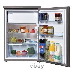 Freestanding Under Counter Fridge, 109 Litre, 55 cm Wide, Silver, Igenix IG155X