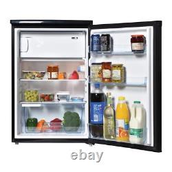 Freestanding Under Counter Fridge, Black, Igenix IG155B Damaged Item