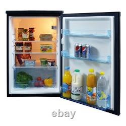 Freestanding Under Counter Larder Fridge, Black, Igenix IG255B Damaged Item
