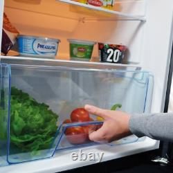 Freestanding Under Counter Larder Fridge, Black, Igenix IG255B Damaged Item