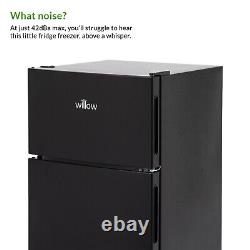 Fridge Freezer Undercounter 86L Black with 4 Freezer Rating Willow WB50UCFF