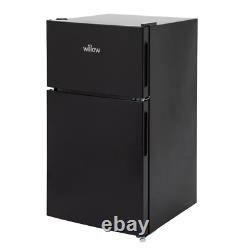 Fridge Freezer Undercounter 86L Black with 4 Freezer Rating Willow WB50UCFF