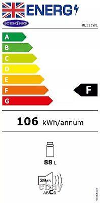 Fridge Iceking RL111WL Undercounter Larder Fridge