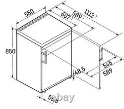 Fridge Liebherr Pure RD1400 001 125L 55cm Under Counter White