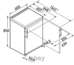 Fridge Liebherr Rdi1620 Under Counter Larder Fridge, White, D Rated