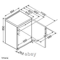 Fridge Liebherr TP1414 Freestanding Undercounter White With Ice Box