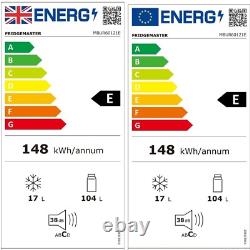 Fridgemaster 104 Litre Integrated Under Counter Fridge MBUR60121E