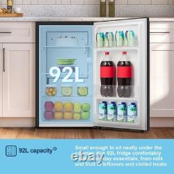 Fridgemaster 92 Litre Freestanding Under Counter Fridge Black MUL4892EB