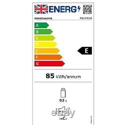 Fridgemaster 92 Litre Freestanding Under Counter Fridge Black MUL4892EB