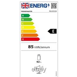 Fridgemaster 92 Litre Freestanding Under Counter Fridge Black MUL4892EB