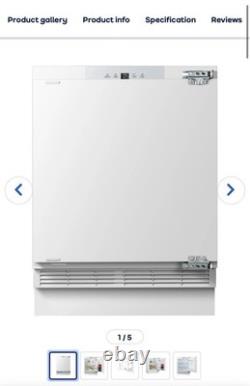 Fridgemaster MBUL60138E Integrated Under Counter Fridge-Fixed Door White