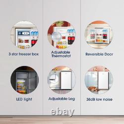 Fridgemaster MUR4894E 82L under Counter Fridge with LED Lighting, Adjustable Tem