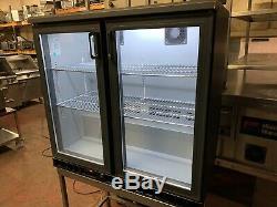 Gamko 2 Door Under Counter Drinks Display Fridge