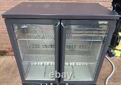 Gamko Mg2/250 Undercounter 2 Door Bottle Fridge, Good Working Order, £295+vat