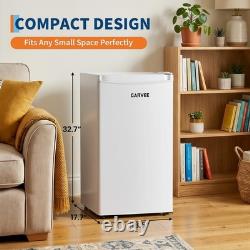 Garvee Under Counter Fridge 92 Litre Mini Fridge 5-Stage Adjustable Temperature