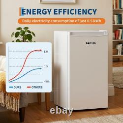 Garvee Under Counter Fridge 92 Litre Mini Fridge 5-Stage Adjustable Temperature