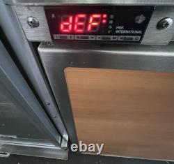 HAK INTERNATIONAL Commercial Undercounter Fridge, Shelves, Digital Display