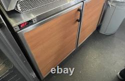 HAK INTERNATIONAL Commercial Undercounter Fridge, Shelves, Digital Display