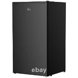 HOMCOM 91L Freestanding Under Counter Fridge Freezer Chiller Box Reversible Door