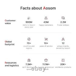 HOMCOM 91L Freestanding Under Counter Fridge Lock White Small Kitchen Appliances