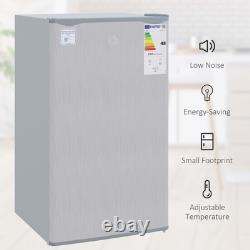 HOMCOM 91L Freestanding Under-Counter Fridge Reversible Door, Grey HOMCOM 91L Freestanding Under-Counter Fridge Reversible Door, Grey