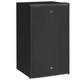 Homcom 91l Freestanding Under Counter Fridge With Lock Black
