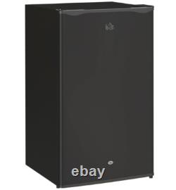 HOMCOM 91L Freestanding Under Counter Fridge with Lock Kitchen Appliances Black