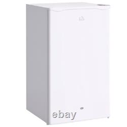 HOMCOM 91L Freestanding Under Counter Fridge with Lock White HOMCOM 91L Freestanding Under Counter Fridge with Lock White