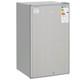 Homcom 91l Freestanding Under-counter Fridge With Lock And Salad Drawer- Grey