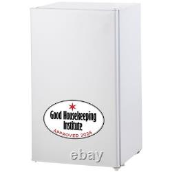 HOMCOM 91L Under Counter Fridge Good Housekeeping Institute Approved White