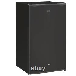 HOMCOM 91L Under Counter Fridge Lockable Compact Cooler Mini Fridge