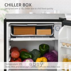 HOMCOM 91 Litre Freestanding Under Counter Fridge, 47.5cm Wide
