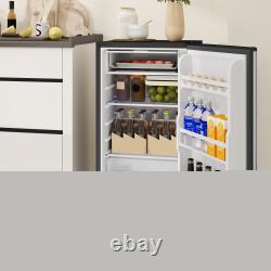 HOMCOM 91 Litre Freestanding Under Counter Fridge, 47.5cm Wide