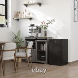 HOMCOM 91 Litre Freestanding Under Counter Fridge, 47.5cm Wide