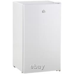 HOMCOM 91 Litre Freestanding Under Counter Fridge Freezer, Small Fridge with