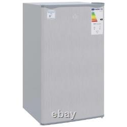 HOMCOM 91 Litre Freestanding Under Counter Fridge Freezer With Chiller Box, Grey