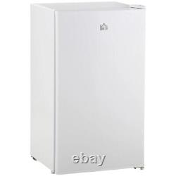 HOMCOM 91 Litre Freestanding Under Counter Fridge Freezer with Chiller Box White