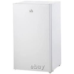 HOMCOM 91 Litre Freestanding Under Counter Fridge Freezer with Chiller Box White