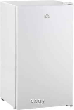 HOMCOM 91 Litre Freestanding under Counter Fridge Freezer, Small Fridge with Chi