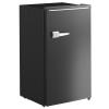 Homcom Under Counter Fridge, 85l Retro Freestanding Refrigerator With Chill Box