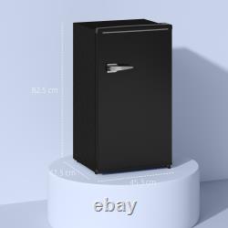 HOMCOM Under Counter Fridge, 85L Retro Freestanding Refrigerator with Chill Box HOMCOM Under Counter Fridge, 85L Retro Freestanding Refrigerator with Chill Box