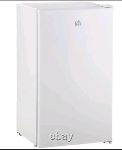 HOMCOM Under Counter Fridge, 91L Removable Shelf Reversible Door Adjustable Legs