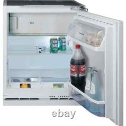 HOTPOINT BU 55CM DIRECT COOLING FRIDGE White HFA1. UK1 Integrated Under Counter