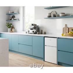 HYE 86L Under Counter Fridge Freezer, Freestanding, 49cm, White -Refurb A (Read)