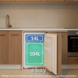 HYE Integrated In-column Under Counter Fridge & Icebox 118L Refurb A (Read)