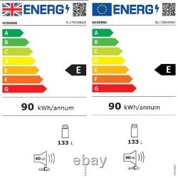 Hisense 133 Litre Freestanding Undercounter Larder Fridge White RL170D4BWE