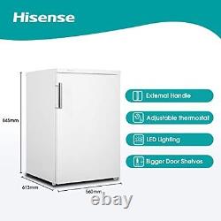 Hisense RL170D4BWE Freestanding 56cm Under Counter Fridge 132 litre capacity