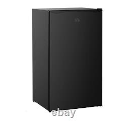 Homcom 91 Litre Freestanding Under Counter Fridge Reversible Door Black