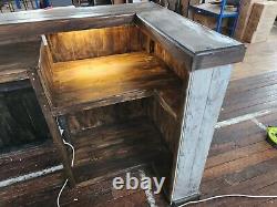 Home Bar 185cm Long Under Counter Double Door Fridge Bar. Left Or Right Return